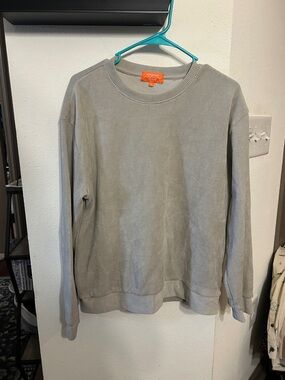 Men's Crewneck Sweater by Vineyard Vines — Light Gray